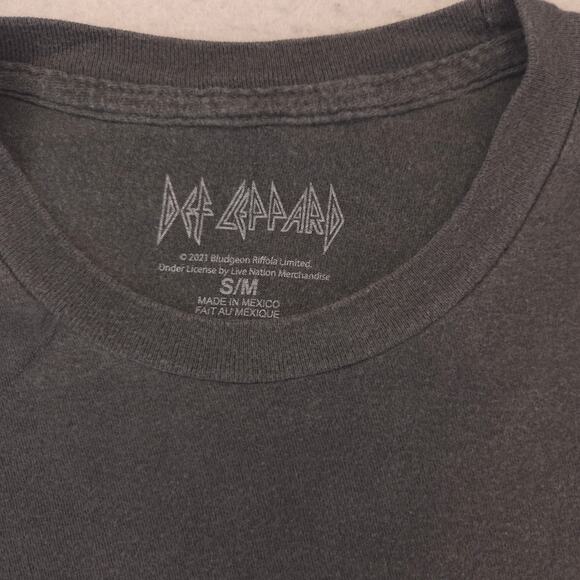 Def Leppard Hysteria Band Graphic T Shirt Adult Mens Size Medium M Gray - Picture 3 of 6